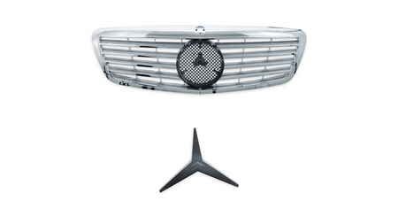 Grill Mercedes-Benz S W221 Chrome & Silver