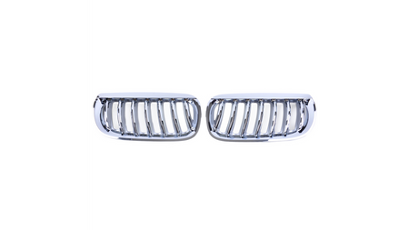 Grill BMW X3 E83 pojedyncze żeberka Chrome