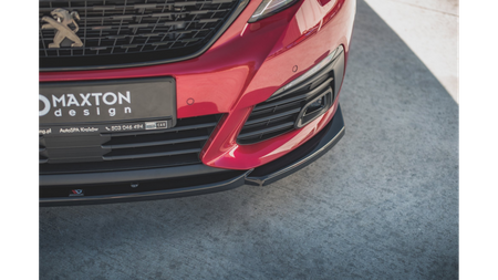 Splitter Peugeot 308 GT II Facelift przód v.2 Gloss Black