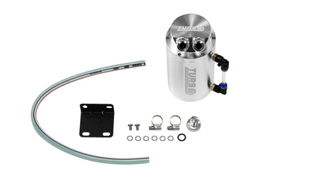 Oil catch tank 0.7L 15mm TurboWorks Silver