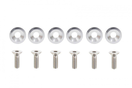 Decorative screws M8x1.25 15mm D1 Silver