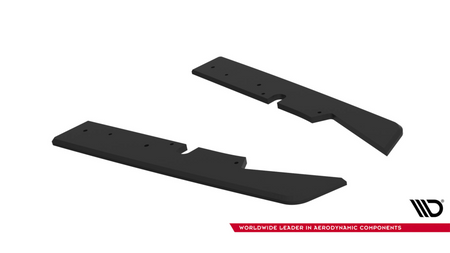 Splitter Subaru Impreza WRX STI Mk3 Rear Side Street Pro Facelift Black-Red