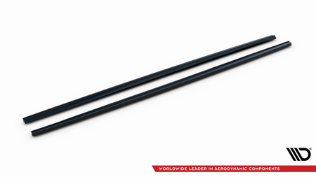 SIDE SKIRTS DIFFUSERS Vw Passat B7 R-Line Gloss Black