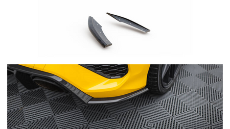 Splittery Audi RS3 8Y Tył Boczne Carbon