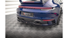 Central Rear Splitter (with vertical bars) V.1 Porsche 911 Carrera Aero / Carrera GTS 992 Gloss Black