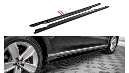 Diffuser Volkswagen Passat B8 Facelift Side Skirts Gloss Black