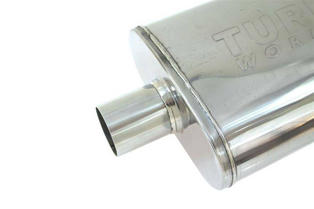 Center Muffler 57mm TurboWorks LT 304SS 355mm