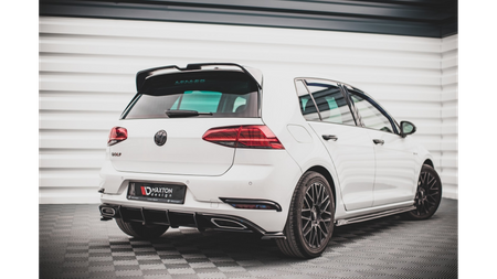 Diffuser Volkswagen Golf R-Line Mk 7 Facelift Rear Street Pro Black-Red