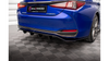 Splitter Lexus ES VII F Sport Rear Central with Diffuser Gloss Black