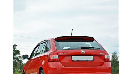 Spoiler Skoda Rapid Spaceback Tył Gloss Black