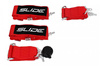 Pasy sportowe Slide Quick 4p 3" Czerwone