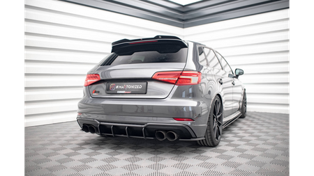 Dyfuzor Audi S3 8V Facelift Tył Street Pro Red