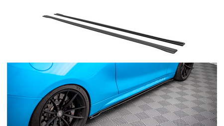 Diffuser BMW 2 F87 M-Pack Side Skirts Street Pro Black