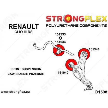 Front control arm - rear bush