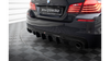 Diffuser BMW 5 F10 M-Pack Rear Valance v.2 Version with two single exhausts Gloss Black