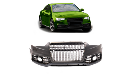 Bumper Audi A5 8T Facelift Front PDC Fog Lights Grill