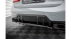Splitter BMW 3 G20 G21 Facelift M-Pack Tył Środkowy z Dyfuzorem v.1 Gloss Black