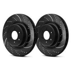 GD1600 - Tarcze hamulcowe sportowe nacinane i nawiercane seria GD (Para) EBC Brakes DAIMLER | Super V8 | JAGUAR | XJR | XK8 | XK