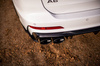 Diffuser Audi A6 C8 S-Line Rear Valance + Exhaust Ends Imitation Black