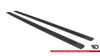 Diffuser Audi RS6 C6 Side Skirts Street Pro Black-Red