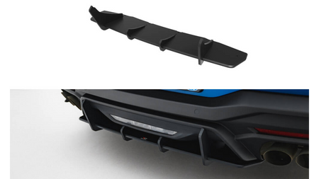 Diffuser Ford Mustang GT Mk7 Rear Street Pro Red