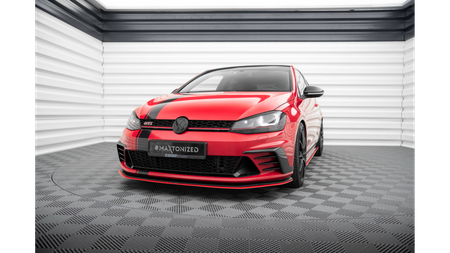 Splitter Volkswagen Golf 7 GTI CLUBSPORT przód Red