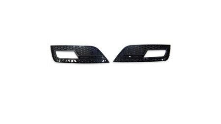 Fog Light Covers Audi A4 B8 Facelift Gloss Black
