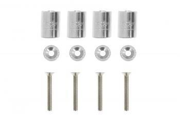 Dystanse maski 6mm Silver