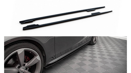 Diffuser Audi A4 B8 Side Skirts v.2