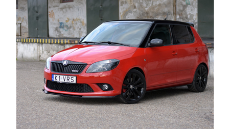 Splitter Skoda Fabia II RS Front Gloss Black