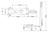 Hydraulic handbrake B08 Upper Long TurboWorks