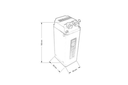 Oil catch tank D1Spec 15mm Blue Square