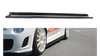 Diffuser Fiat 500 Abarth I Side Skirts Gloss Black