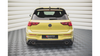 Splitter Volkswagen Golf 8 GTI Clubsport Rear Central Gloss Black