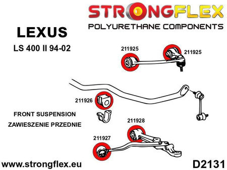 Tuleja wahacza przedniego – górnego SPORT