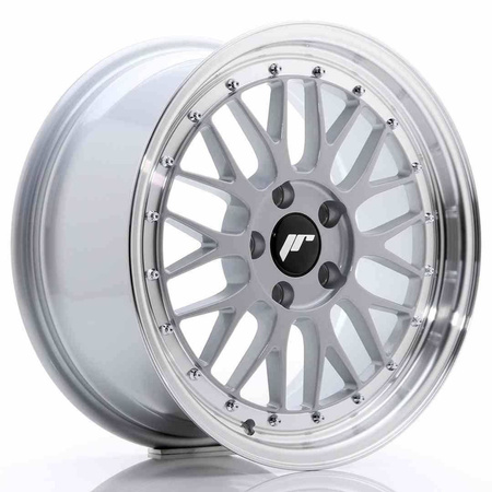 JR Wheels JR23 17x8 ET40 5x112 Hyper Silver w/Machined Lip