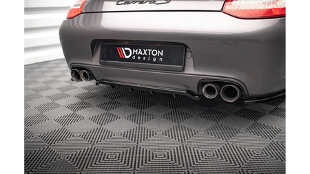 Splitter Porsche 911 Carrera Carrera GTS 997 Facelift Tył Środkowy z Dyfuzorem Gloss Black