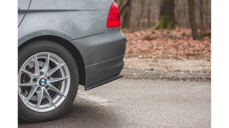 Splitter BMW 3 E91 Facelift Tył Boczne Gloss Black