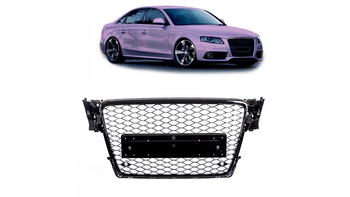 Grill Audi A4 B8 Chrome & Black