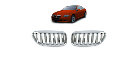 Grill BMW 6 E63 E64 Single Line Chrome