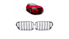 Grill BMW 1 F20 F21 Facelift podwójne żeberka Chrome & Black