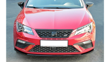 Splitter Seat Leon Cupra FR III Facelift przód v.2 Gloss Black