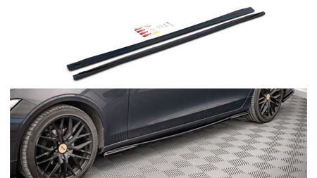 Diffuser Volvo V90 II Side Skirts Gloss Black