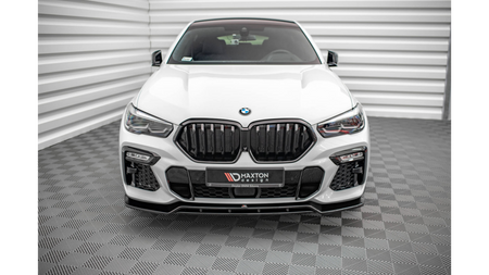 Splitter BMW X6 G06 M-Pack przód v.2 Gloss Black