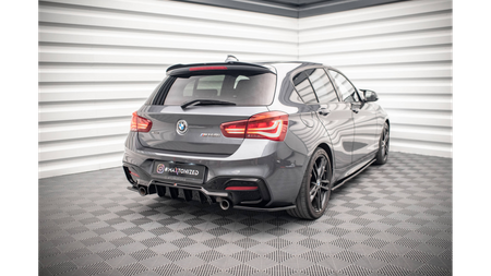 Splitter BMW 1 F20 Facelift Rear Side M-Power Gloss Black