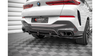 Splitter BMW X6 G06 M-Pack Tył Środkowy z Dyfuzorem v.1 Gloss Black