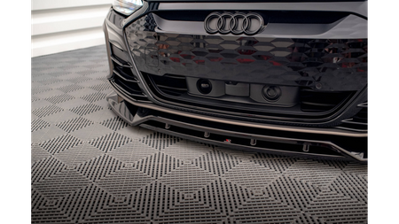 Splitter Audi e-Tron GT przód v.2 Gloss Black