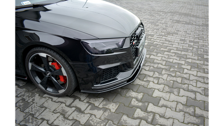 Splitter Audi RS3 8V Facelift Sportback przód v.1 Gloss Black