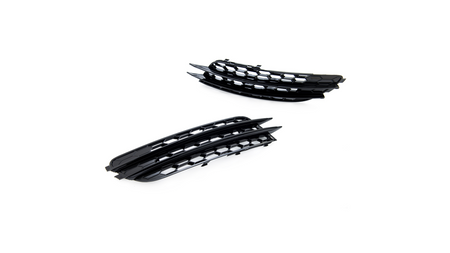 Fog Light Covers Audi A6 C7 Allroad Gloss Black
