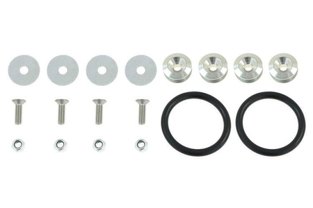 Zapinki zderzaka klapy Quick Release Silver